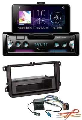 Pioneer USB MP3 Bluetooth DAB Autoradio für VW Sharan ab 10 Tiguan ab 07 Touran - Bild 1 von 4