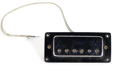 Vintage Anos 60 Gibson Adesivo Número de Patente Mini Captador de Guitarra Humbucker 6.23k - Imagem 1 de 3