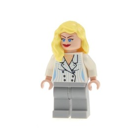 1x Lego Minifigure Indiana Jones Elsa Schneider Double Face Hair 7197 iaj045