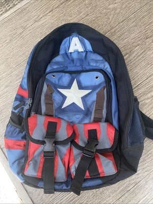 Marvel Captain America Civil War Built Up Backpack - Image 1 of 4