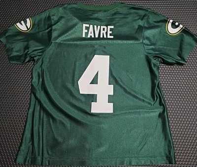 Camiseta deportiva de colección Brett Favre Green Bay Packers para mujeres jugadores de la NFL M Foto 1 de 4