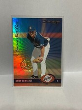 2003 Donruss Stat Line "National Atlantic City" embossed BRIAN LAWRENCE #d 1/1
