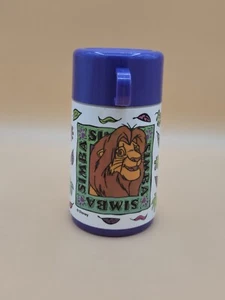 Vintage Disney Lion King Simba And Nala Thermos Aladin - Picture 1 of 9