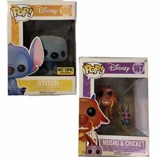 Disney Funko Pops! - Stitch #159 Mushu & Cricket #167