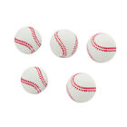 5pcs Rubber Baseball Soft Training Practice Bounce Ball for Sports Game