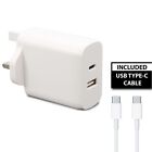 65W AJP Power Adapter For iPad Pro 12.9'' Gen3 (2018) USB-C Charger 20V 3.25A