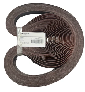 3M 1/2" x 48" Cloth 777F Sanding Belts 60 Grit Ceramic Aluminum Oxide 50 Pack - Picture 1 of 1