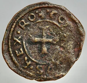 CHIO - LA MAONA 1347-1566 -MI/ DOPPIO TORNESE RARA ! - Picture 1 of 2