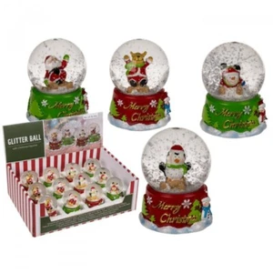 Weihnachten Schneekugel Nikolaus Schüttelkugel  Xmas snow globe shaking ball - Bild 1 von 5