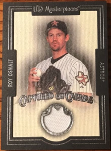 2007 UD Masterpieces Captured On Canvas Roy Oswalt CC-RO Houston Astros - Picture 1 of 2