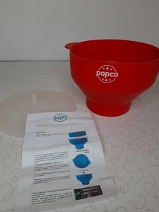 Popco Micro-ondes Silicone Popcorn Popper Rouge - Photo 1/5