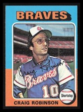 Craig Robinson 1975 Topps #367  Atlanta Braves