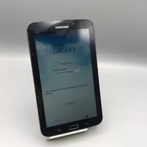 Samsung Galaxy Tab 3 - 7inch - SM-T210 - Black - Wi-Fi - 8GB - Android - Picture 1 of 8
