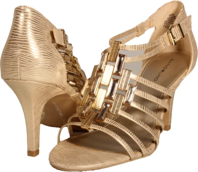 Bolso de salón Bandolino Magei dorado para mujer talla 9,5 M de EE. UU. Foto 1 de 3