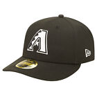 Men's New Era Black Arizona Diamondbacks Low Profile 59FIFTY Fitted Hat