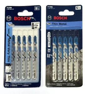 NEU 2er-Pack Bosch T118G T-Schaft Stichsägeblätter dünnes Metall 36TPI ~ kostenloser Versand - Bild 1 von 7