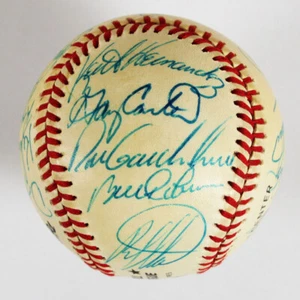1984 Mets Team Signed Baseball Gary Carter, etc. - COA JSA - Picture 1 of 7