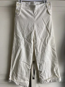 Holiday Traditions Janie and Jack Ivory Cuffed Velveteen Pant Girl’s Size 6 New - Picture 1 of 5