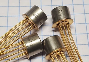 (1 Stck.) M28776/1-025L 412T-5 Elektromechanisches RF-Relais 5V DPDT TO-5 Teledyne - Bild 1 von 4