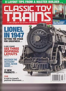 CLASSIC TOY TRAINS MAGAZINE FEBRUARY 2017. - Picture 1 of 1