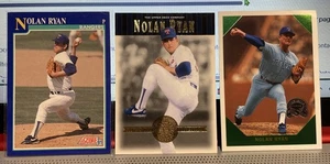 🧢 NOLAN RYAN 🥎 3x Karten Lot Score Fleer Upper Deck Cooperstown Greats Game 1991 - Bild 1 von 7
