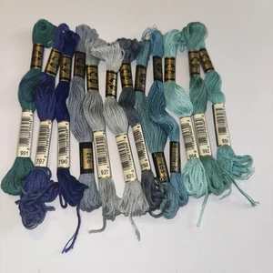 Lot Of 12 Skeins DMC #25 Different Colors - Picture 1 of 8