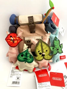 Legend of Zelda Trip Korok Mini Pouch & Mascot Keychain Set Nintendo Japan NEW - Picture 1 of 15