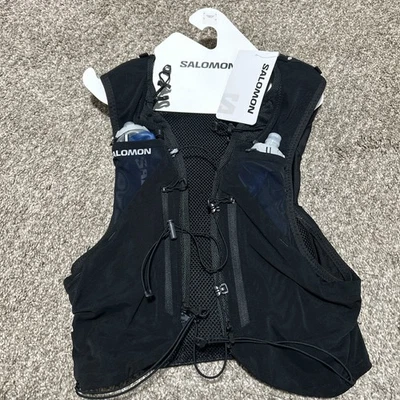 Paquete de hidratación Salomon ADV Skin 12 con frasco/talla mediana/hombre mujer unisex Foto 1 de 3