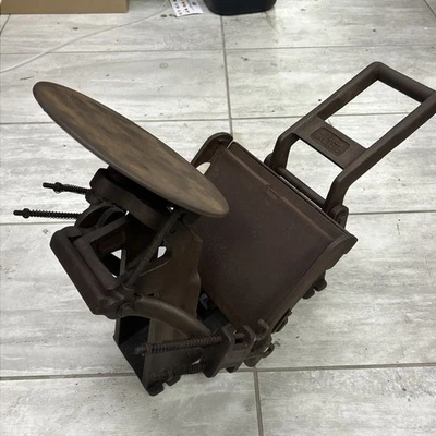 复古 Kelsey Excelsior Mercury 型号 P 5X8 凸版印刷机桌面印刷机 — 第 1/4 张图片