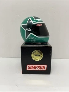 Casco Robert Pressley #33 NASCAR Skoal Bandit Simpson escala 1/4 firma nuevo - Imagen 1 de 17
