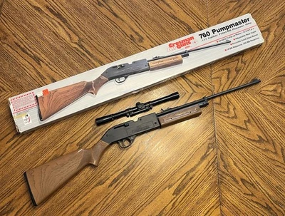 Pistola de pellets Crosman Pumpmaster 760-C BB de colección en caja original probada funciona  Foto 1 de 4