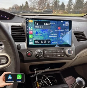 Apple CarPlay Android 15 Car Stereo Radio GPS WiFi For Honda Civic 2006-2011 KY - Picture 1 of 14
