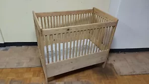 2494- Kinderbett Babybett Wiege, "VINTAGE" 100x60 cm, Fichte/Tanne - Bild 1 von 6