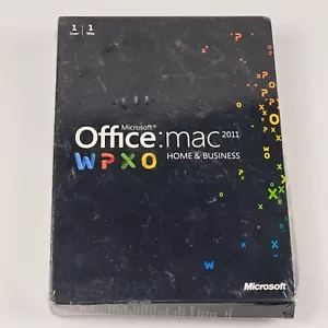 Microsoft Office 2011 Home Business For Mac (1 User - 1 Macs) Brand New Sealed - Picture 1 of 2
