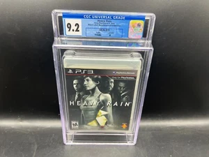 1st Print Heavy Rain Sony PS3 CGC 9.2 A FACTORY SEALED MINT WATA VGA - Picture 1 of 6