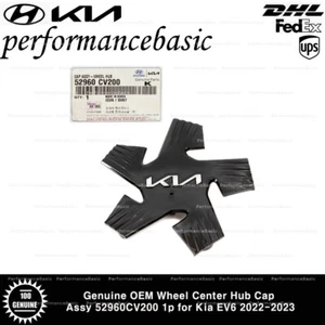 Genuine OEM Wheel Center Hub Cap Assy 52960CV200 1p for Kia EV6 2022-2023 - Picture 1 of 3