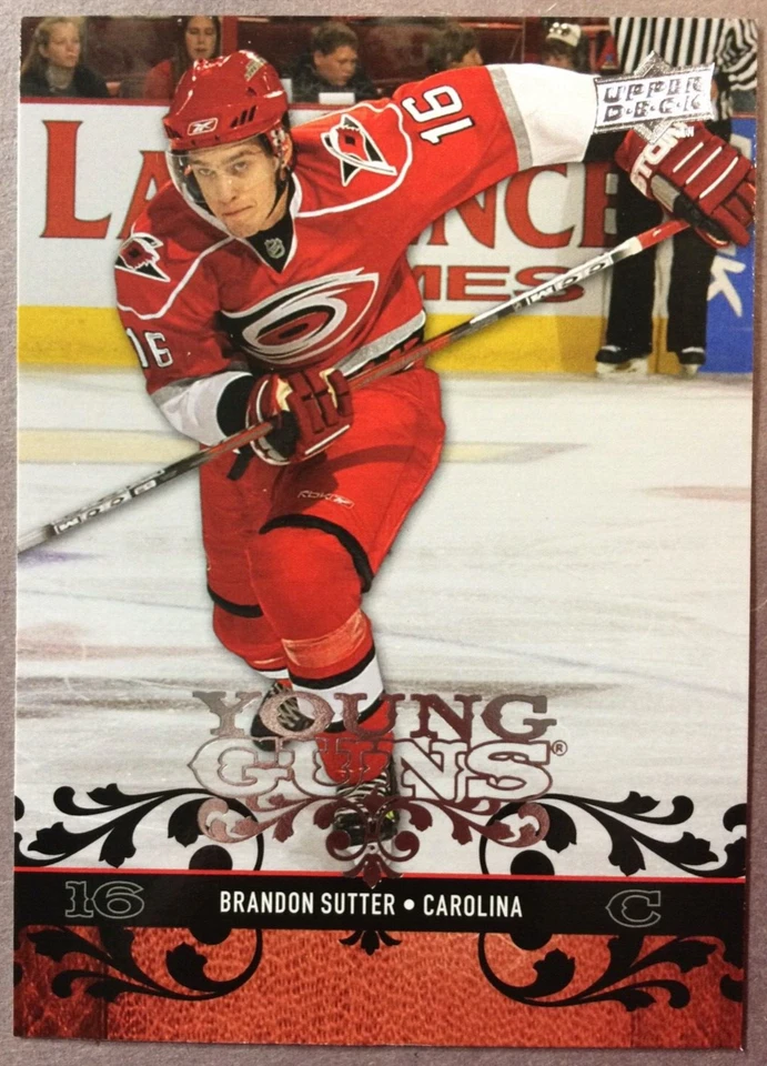2008-09 Upper Deck Young Guns #204 Brandon Sutter Carolina Hurricanes RC - Image 1 of 1