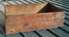 Original Vintage traditional wooden box / wooden crate. Colmans Starch