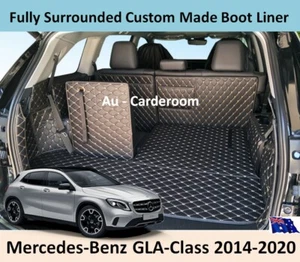 For Mercedes-Benz GLA 2014-2020 Custom Made Trunk Boot Mats Liner Cargo Cover - Picture 1 of 13