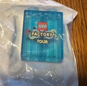 Rare Legoland California Lego Factory Tour Clear Blue Duplo Brick 2020 - Picture 1 of 2