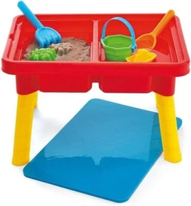 Tavolo sensoriale per bambini con coperchio | Pattumiera sensoriale | Kidoozie | Mega Block Compat - Foto 1 di 5