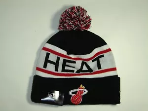 New Era NBA Miami Heat Team Mayor Fanático Tejido Puños Pam Gorro Sombrero Gorra NewEra - Imagen 1 de 2