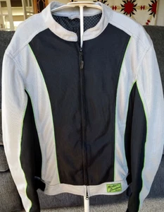 Harley Davidson Women's Lightweight Mesh Motorcycle Riding Jacket XL Black Gray - Picture 1 of 16