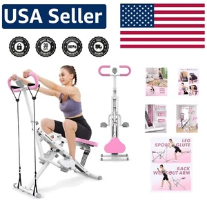 Versatile 13-in-1 Pink Squat & Row Machine for Full Body Workouts at Home - Picture 1 of 10