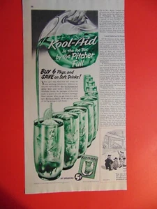 1952 KOOL-AID in the Ice Box a Pitcher Full Photo Art Print Ad - Bild 1 von 1