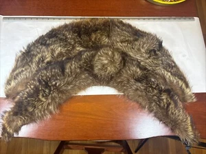 Vintage Lot of  2 Fur Collars for Coat / Sweater Fox? Mink? Super Soft & Warm - Picture 1 of 15