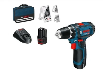 Bosch Professional Sistema 12V Trapano Avvitatore GSR 12V-15, Blu  - Image 1 of 3