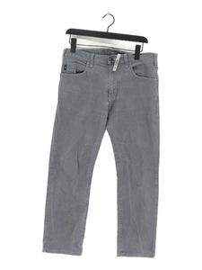 Emporio Armani Women's Jeans W 31 in Grey Cotton with Elastane Straight - Picture 1 of 7