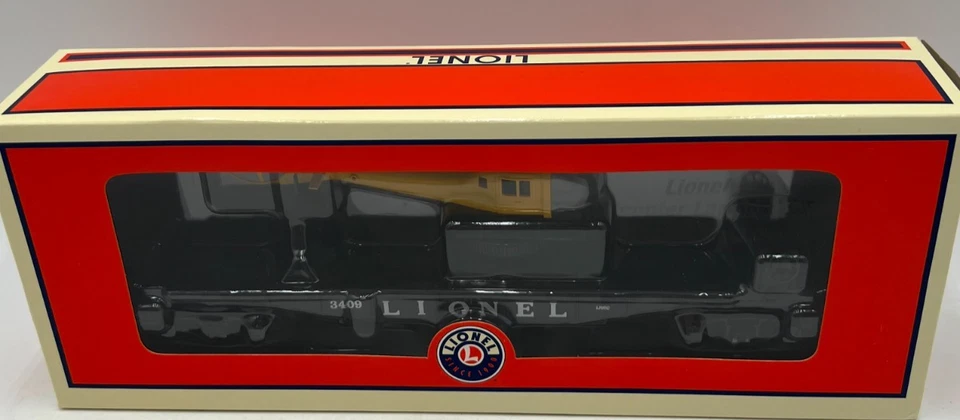 Helicóptero Flatcar Lionel 6-29313 LRRC 50 Aniversario #3409 Calibre O Nuevo en Caja Foto 1 de 4