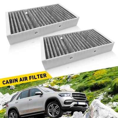 Filtro de aire de cabina AMG 2013-2016 para Mercedes-Benz GL350 GL550 GL450 X166 GL63 2 piezas Foto 1 de 4